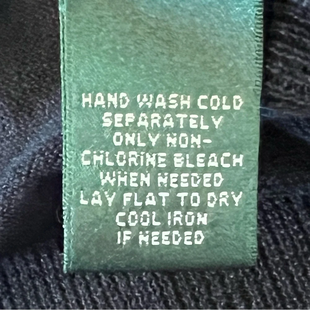 Lauren Ralph Lauren  100% Linen Open Cardigan Size Medium Sweater Light-weight - Picture 11 of 15